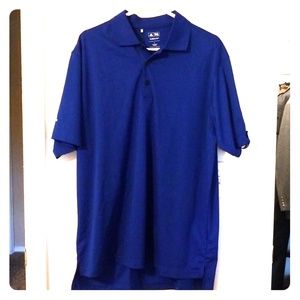 Blue Adidas Climalite Polo NWT